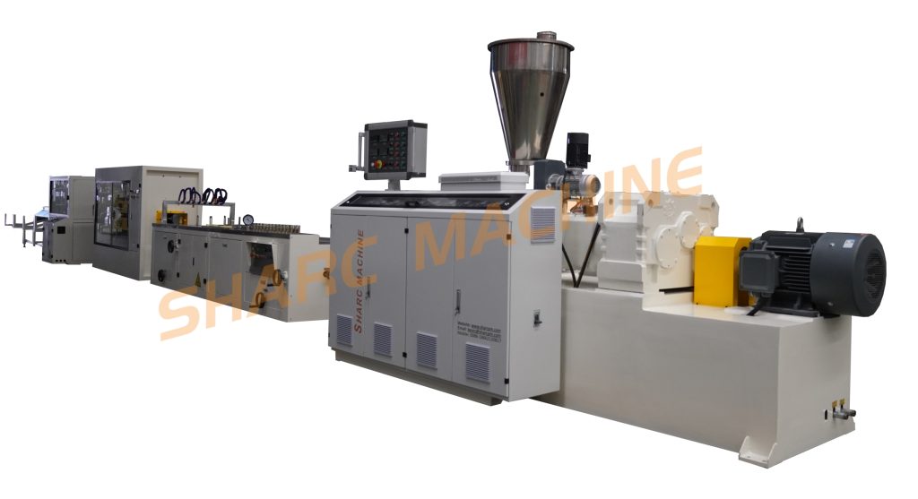 Cooling set table for PVC wall panel production line