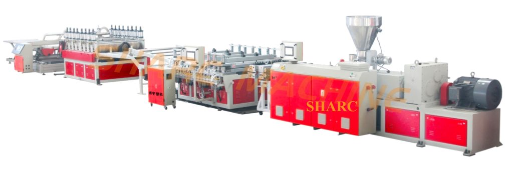 PVC foam board extrusion manufacturing machine