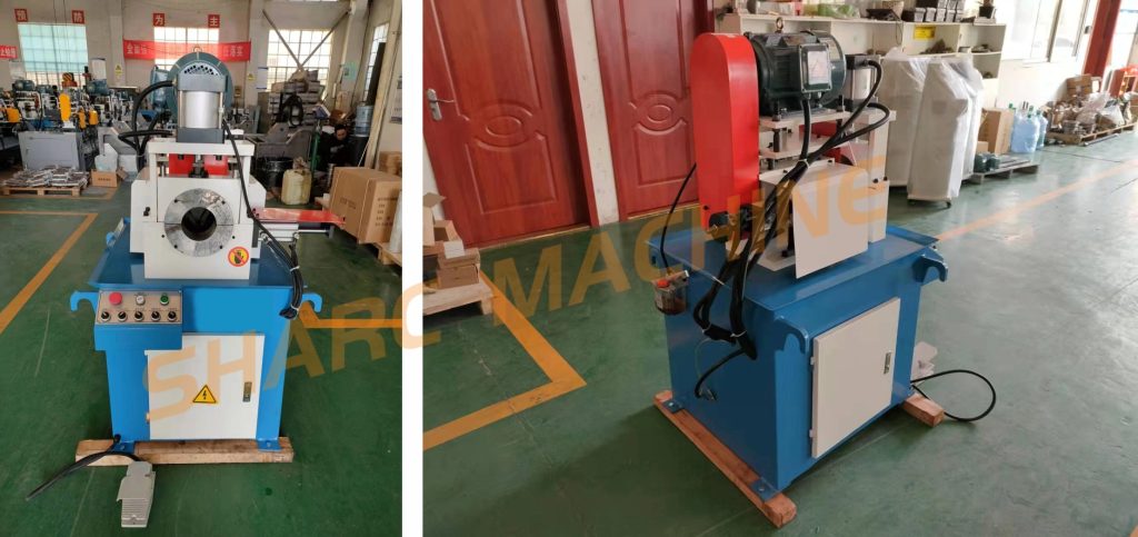 PVC pipe chamfering machine