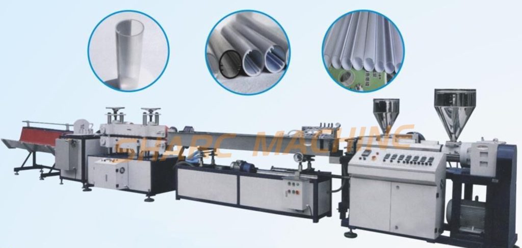 PC light cover profile extrusion line machine