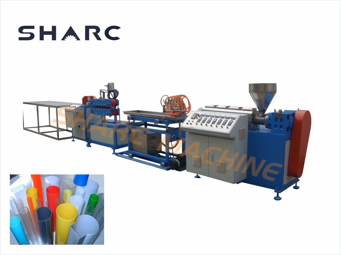 PC light cover profile extrusion line machine